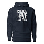 Choose LOVE and SOCA - Unisex Premium Hoodie - Trini Jungle Juice Store