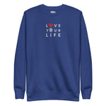 Caribbean Rich - Love Your Life Brodé Unisexe Premium Sweatshirt
