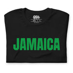 LOCAL - T-shirt unisexe de la Jamaïque (imprimé vert)