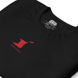LOCAL - Trinidad and Tobago w/ Coordinates (Red) Unisex T-Shirt