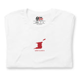 LOCAL - Trinidad and Tobago w/ Coordinates (Red) Unisex T-Shirt