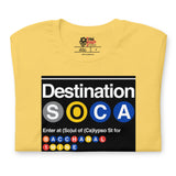 Trini Jungle Juice Transit - Destination SOCA T-shirt unisexe