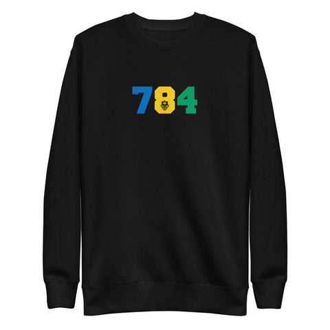 LOCAL - Area Code 784 St. Vincent and the Grenadines Unisex Premium Sweatshirt