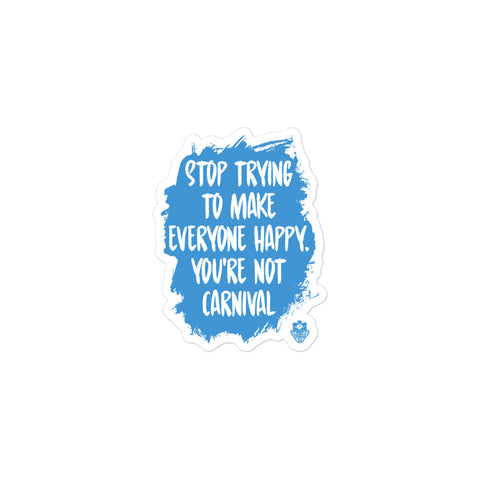 Carnival Lovers Club - You're Not Carnival Sticker