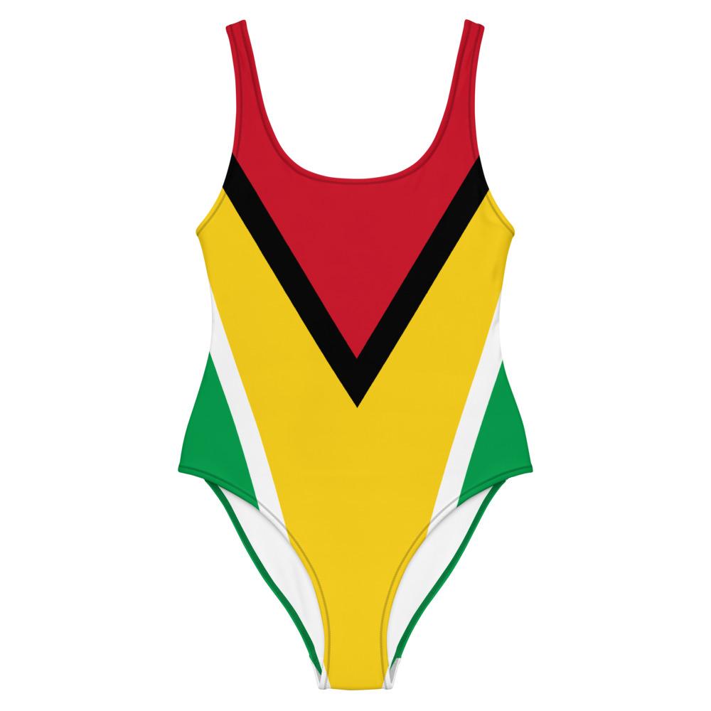 Island Flag Guyana One Piece Swimsuit