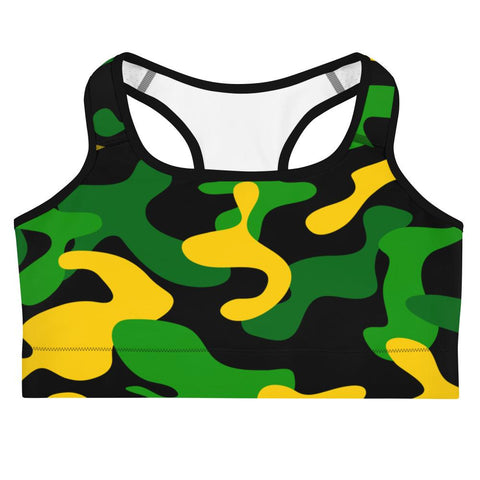 LOCAL - Soutien-gorge de sport camouflage Jamaïque pour femmes