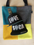 Choose LOVE and SOCA - SOCA Snapback Hat (3D Puff) - Trini Jungle Juice Store