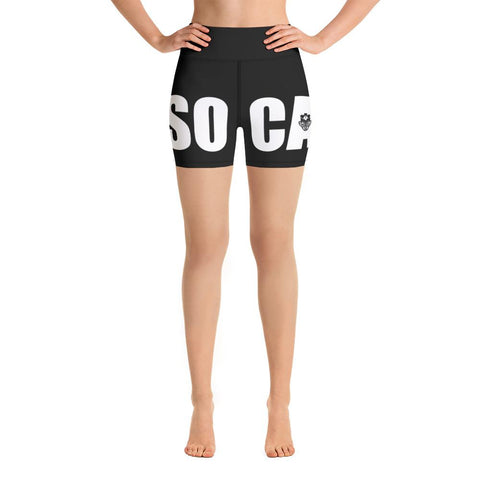 Choose LOVE and SOCA - Soca Yoga Shorts (Black)