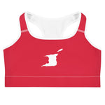 LOCAL - Trinidad and Tobago Women's Sports Bra (Red)