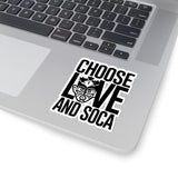 Choose LOVE and SOCA Sticker - Trini Jungle Juice Store