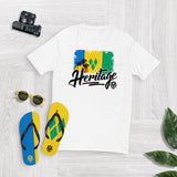 Heritage - St. Vincent and The Grenadines Men's Premium Fitted T-Shirt - Trini Jungle Juice Store