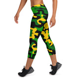 LOCAL - Jamaica Camouflage Women's Capri Leggings