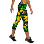 LOCAL - Leggings Capri pour femmes camouflage de la Jamaïque