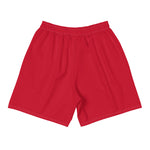 Choose LOVE and SOCA - SOCA Men's Athletic Shorts (Red)