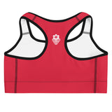 LOCAL - Soutien-gorge de sport pour femmes de Trinité-et-Tobago (rouge)