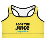 I Got The Juice - Soutien-gorge de sport pour femmes (Jaune)