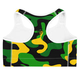 LOCAL - Soutien-gorge de sport camouflage Jamaïque pour femmes