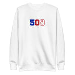 LOCAL - Indicatif régional 509 Haïti Unisex Premium Sweatshirt