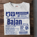 A Product of Barbados - Bajan Unisex T-Shirt (Blue Print) - Trini Jungle Juice Store