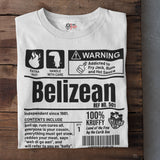 Un produit du Belize - T-shirt unisexe bélizien