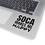 Soca Makes Me Happy Sticker - Trini Jungle Juice Store