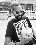 Choose LOVE and SOCA - Men's Premium Fitted T-Shirt (White Print) - Trini Jungle Juice Store
