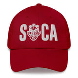 Choose LOVE and SOCA - SOCA Dad Hat (3D Puff Logo) - Trini Jungle Juice Store