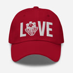 Choose LOVE and SOCA - LOVE Dad Hat (3D Puff Logo) - Trini Jungle Juice Store