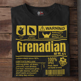 A Product of Grenada - Grenadian Unisex T-Shirt (Yellow Print) - Trini Jungle Juice Store