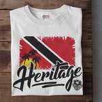 Heritage - Trinidad and Tobago Men's Premium Fitted T-Shirt - Trini Jungle Juice Store