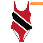 Island Flag - Trinidad and Tobago One-Piece Swimsuit - Trini Jungle Juice Store