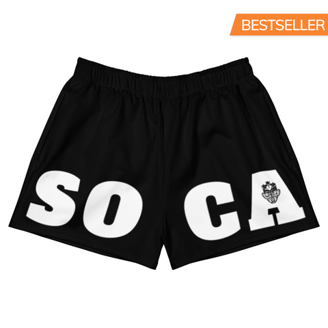 Choose LOVE and SOCA - SOCA Women's Athletic Shorts