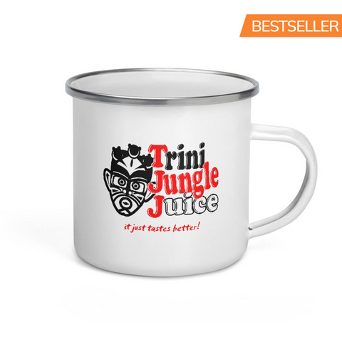 Trini Jungle Juice Enamel Mug (12 oz) - Trini Jungle Juice Store