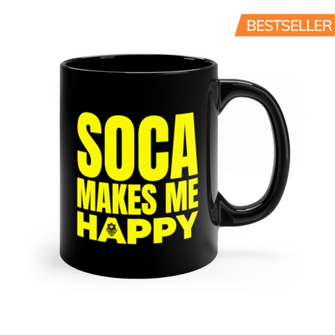 Soca Makes Me Happy Mug - Trini Jungle Juice Store
