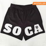 Choisissez LOVE et SOCA - Short de sport SOCA pour hommes (noir)