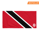 Beach Towel - Trinidad and Tobago Flag - Trini Jungle Juice Store