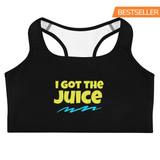 I Got The Juice - Women's Sports Bra (Black)