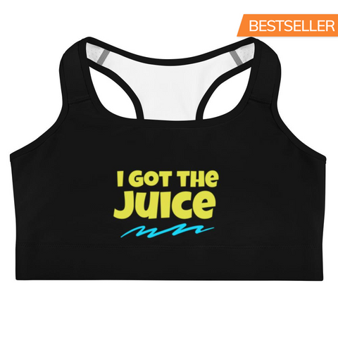 I Got The Juice - Women's Sports Bra (Black)