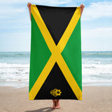 Serviette de plage - Drapeau de la Jamaïque