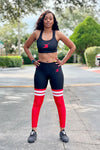 LOCAL - Soutien-gorge de sport pour femmes de Trinité-et-Tobago (Noir)