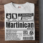 Un produit de la Martinique - T-shirt unisexe martiniquais