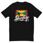 Heritage - Grenada Men's Premium Fitted T-Shirt - Trini Jungle Juice Store