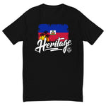 Heritage - Haiti Men's Premium Fitted T-Shirt - Trini Jungle Juice Store