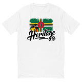 Heritage - Dominica Men's Premium Fitted T-Shirt - Trini Jungle Juice Store