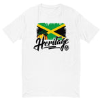 Heritage - Jamaica Men's Premium Fitted T-Shirt - Trini Jungle Juice Store