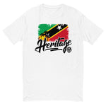 Heritage - St. Kitts & Nevis Men's Premium Fitted T-Shirt - Trini Jungle Juice Store