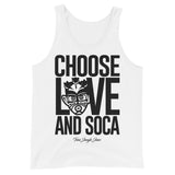 Choose LOVE and SOCA - Unisex Tank Top - Trini Jungle Juice Store