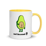 Island Life - Can't Be Arsed Avocado Mug (Yellow Color Inside) - Trini Jungle Juice Store
