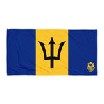 Beach Towel - Barbados Flag - Trini Jungle Juice Store