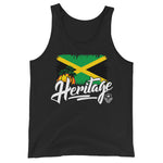 Heritage - Jamaica Unisex Tank Top (Black) - Trini Jungle Juice Store